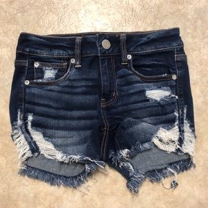 American Eagle Distressed Denim/Jean Shorts